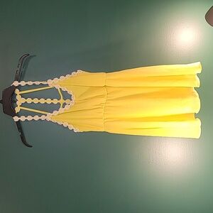 Yellow Daisy Summer Dress Size S/M